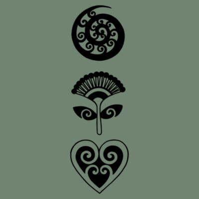 Koru Heart Tee Design