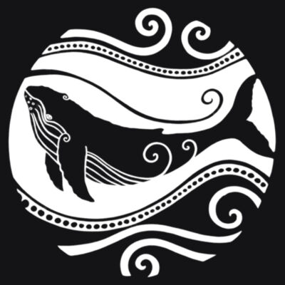 Whale in White Design