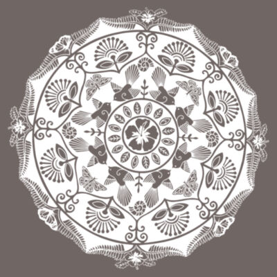 NZ Mandala in White Design
