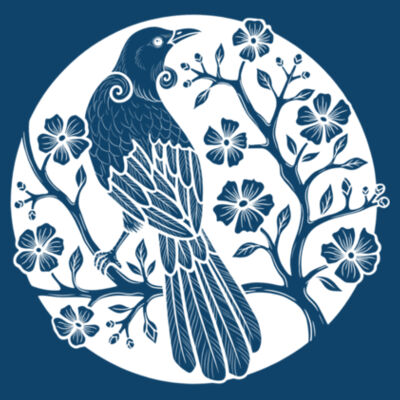 Tui and Manuka in White Design