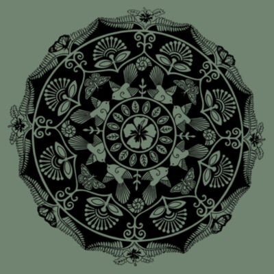 NZ Mandala - AS Colour Womens Maple Tee Design