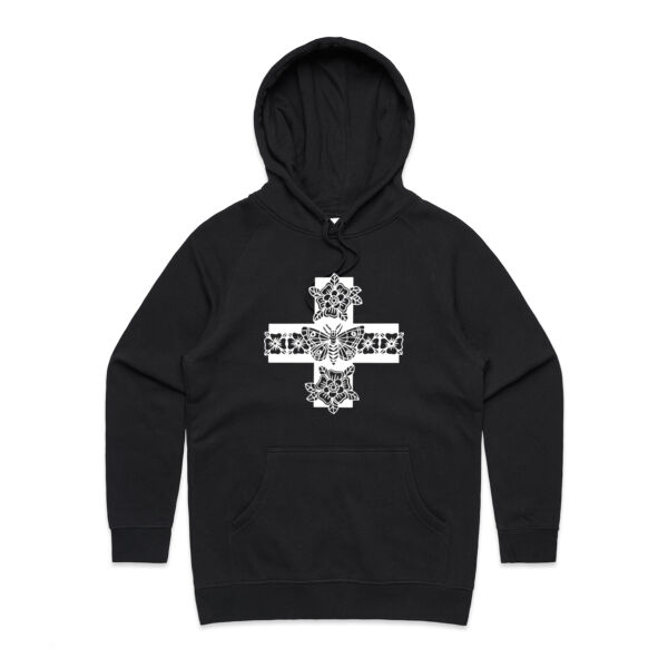 Moth Cross Hoodie Thumbnail